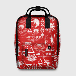 Женский рюкзак 3D The Witcher logobombing логотипы Ведьмака
