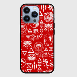 Чехол для iPhone 13 Pro The Witcher logobombing логотипы Ведьмака