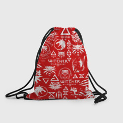 Рюкзак-мешок 3D The Witcher logobombing логотипы Ведьмака