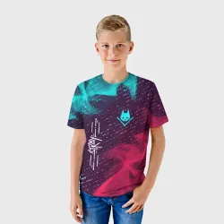 Детская футболка 3D Stray + Огонь - фото 2