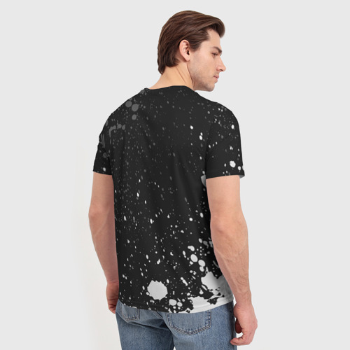 Мужская футболка 3D Stray - Краски, цвет 3D печать - фото 4