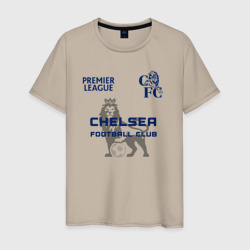 Мужская футболка хлопок Chelsea f.c Челси ф.к