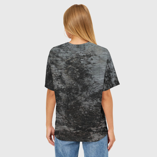 Женская футболка oversize 3D Кагами Тайга, цвет 3D печать - фото 4