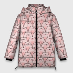 Женская зимняя куртка Oversize Пухлые хрюни