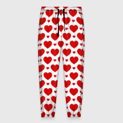 Мужские брюки 3D Сердечки - любовь