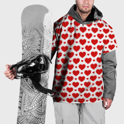Накидка на куртку 3D Сердечки - любовь