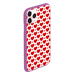 Чехол для iPhone 11 Pro Max матовый Сердечки - любовь - фото 2