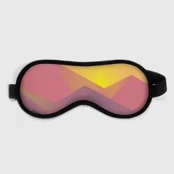 Маска для сна 3D Рассвет в горах искусства