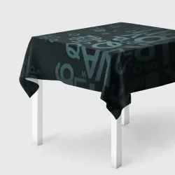 Скатерть 3D Хаотичные мысли гения