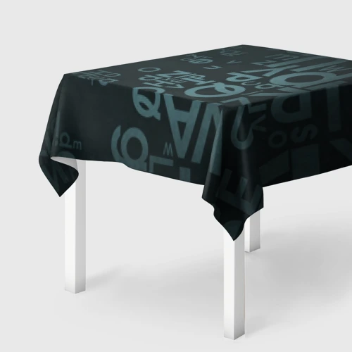 Скатерть 3D Хаотичные мысли гения