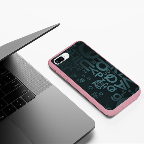 Чехол для iPhone 7Plus/8 Plus матовый с принтом Хаотичные мысли гения, фото #5