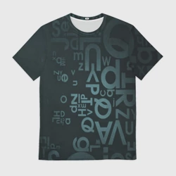 Мужская футболка 3D Хаотичные мысли гения