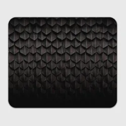 Прямоугольный коврик для мышки Чешуя Дракона black edition