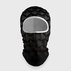 Балаклава 3D Чешуя Дракона black edition
