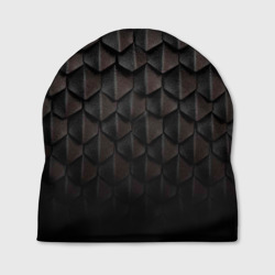 Шапка 3D Чешуя Дракона black edition