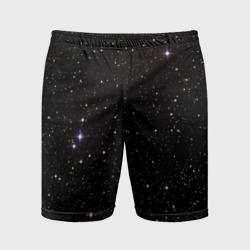 Мужские шорты спортивные Ночное звездное небо