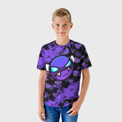 Детская футболка 3D Демон Геометри Дэш Geometry Dash - фото 2