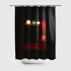 Штора 3D для ванной Южный Парк главные персонажи South Park