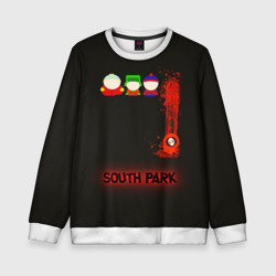 Детский свитшот 3D Южный Парк главные персонажи South Park