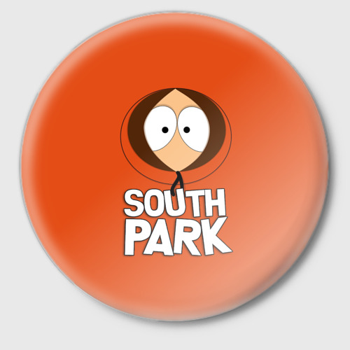 Значок Южный Парк Кенни South Park, цвет белый