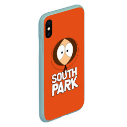 Чехол для iPhone XS Max матовый Южный Парк Кенни South Park - фото 2