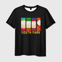 Мужская футболка 3D South Park - Южный Парк главные Герои