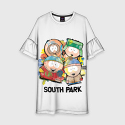 Детское платье 3D South Park - Южный Парк краски