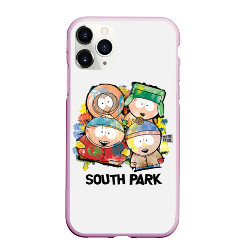 Чехол для iPhone 11 Pro Max матовый с принтом South Park - Южный парк краски, вид спереди #2