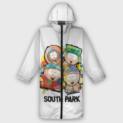 Женский дождевик 3D South Park - Южный Парк краски