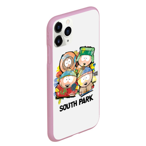 Чехол для iPhone 11 Pro Max матовый с принтом South Park - Южный парк краски, вид сбоку #3
