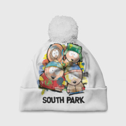 Шапка 3D c помпоном South Park - Южный Парк краски