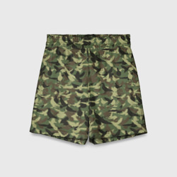 Детские спортивные шорты 3D Голуби камуфляж