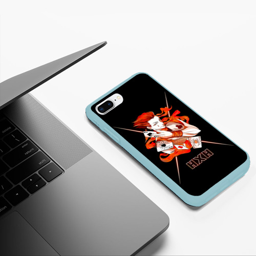 Чехол для iPhone 7Plus/8 Plus матовый HXH - Hunter x Hunter, цвет мятный - фото 5