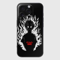 Чехол для iPhone 16 Pro Max силиконовый с защитой камеры Демонический Кагеяма Mob Psycho 100