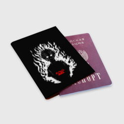 Обложка для паспорта матовая кожа Демонический Кагеяма Mob Psycho 100 - фото 2