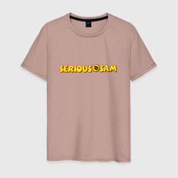 Мужская футболка хлопок Logo Serious Sam
