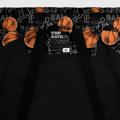 Мужская зимняя куртка 3D Basketball - Баскетбол, цвет черный - фото 7
