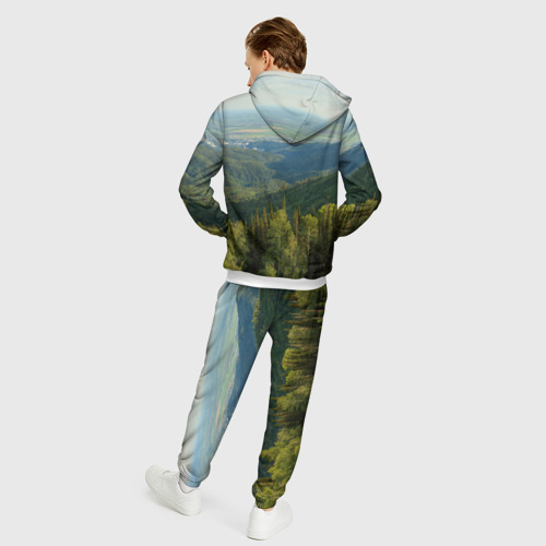 Мужской костюм с толстовкой 3D Природный пейзаж - фото 4