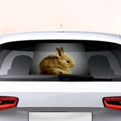 Наклейка на авто - для заднего стекла Маленький кролик