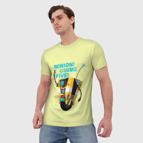 Мужская футболка 3D CL4P-TP даёт пять, цвет 3D печать - фото 3