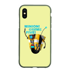 Чехол для iPhone XS Max матовый CL4P-TP даёт пять