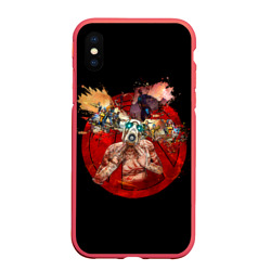 Чехол для iPhone XS Max матовый Бордерлендс art