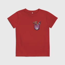 Детская футболка хлопок Крошка Тина в кармане