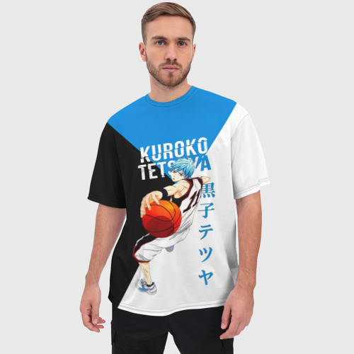 Мужская футболка oversize 3D Тецуя Куроко - Баскетбол Куроко, цвет 3D печать - фото 3