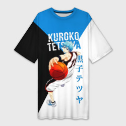 Платье-футболка 3D Тецуя Куроко - Баскетбол Куроко