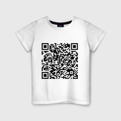 Детская футболка хлопок QR-код Скала Джонсон