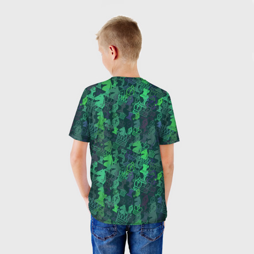 Детская футболка 3D Шахматист, цвет 3D печать - фото 4