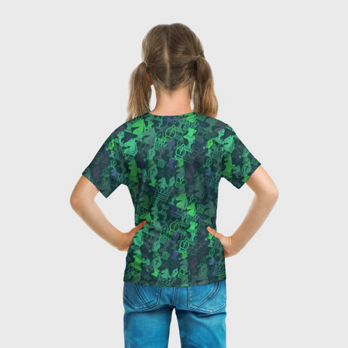 Детская футболка 3D Шахматист, цвет 3D печать - фото 6