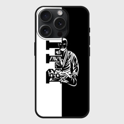 Чехол силиконовый для Apple iPhone 15 Pro матовый BJJ