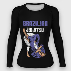 Женский рашгард 3D Brazilian Jiu jitsu - BJJ